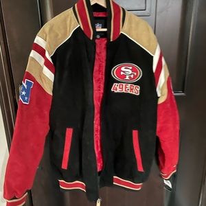 San Fransisco 49ers suede jacket!!